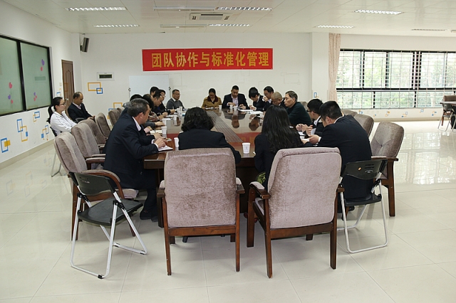 春暖花开，携手同行——餐饮项目部、南强物业与印刷服务中心赴漳州校区学习《团队协作与标准化管理》